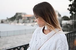 散景,模糊,戶外