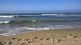 海灘,波,海