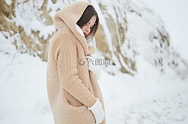 雪,冬天,冷