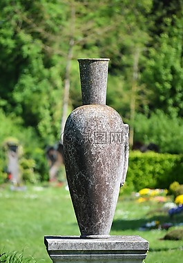 花瓶,雕塑,公园