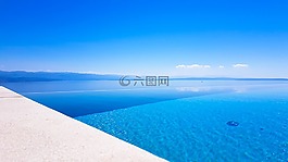 海,池,藍(lán)色