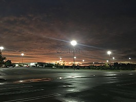 停車場,空,停車