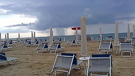 砂,海灘,冬天