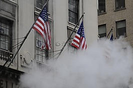 紐約,旗幟,城市