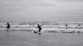 水,海灘,沖浪
