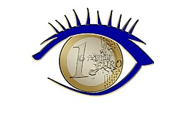 眼,歐元,貨幣
