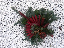 石頭,安排,花束
