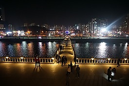 浦项,夜景,景观