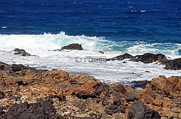 西班牙,蘭薩羅特島,熔巖