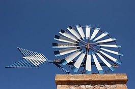 馬洛卡,風(fēng)車,天空