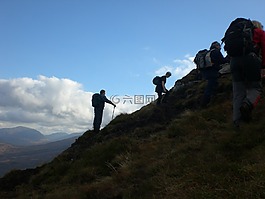 山,攀登,徒步旅行