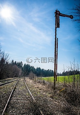 火車,信號(hào),火車站