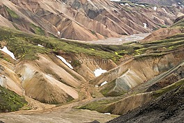 高原,山,小山