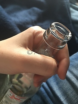 啤酒,瓶,酒精