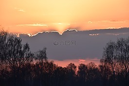 日出,光,太阳