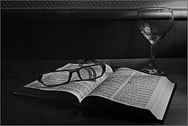 本書,讀取,眼鏡