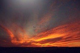 日落,太陽,日出