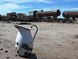 浪漫,火車,列車墓地