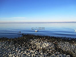 博登湖,石頭,銀行