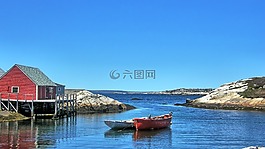 林貝聿嘉的灣,新斯科舍省,加拿大