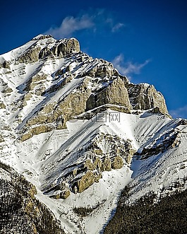 山,高峰,雪