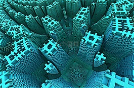 分形,3d,給予
