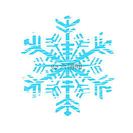 弓,雪花,雪