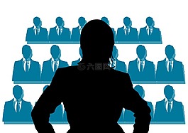 女子,演講,演示文稿