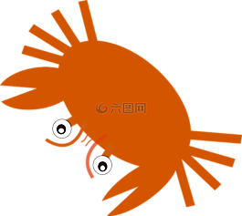 蟹,紅色,海鮮