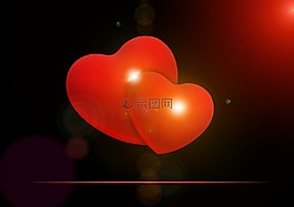 心臟,波,光線