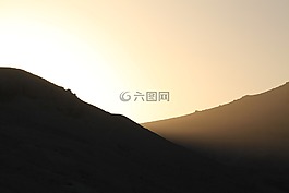 埃及,沙,日出
