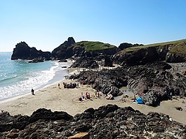 康沃爾郡,海岸,海灘