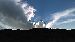 太陽,云,天空
