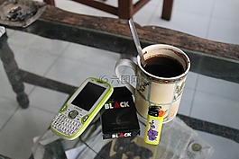 咖啡,茶歇,移動(dòng)電話