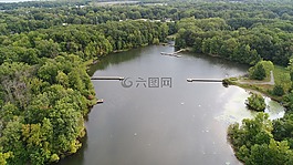 池,公園,自然