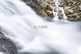 瀑布,水,长时间曝光