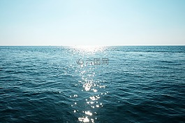 地平線,海,海洋