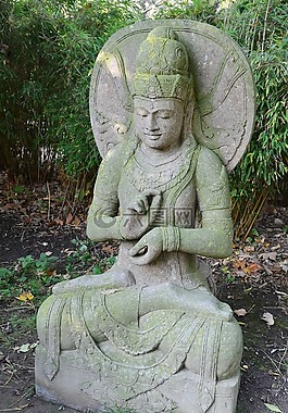 亞洲,神,雕像