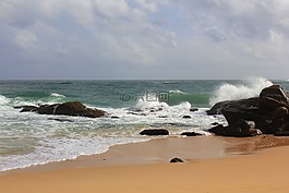 斯里蘭卡,海灘,海洋