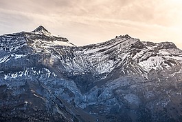 瑞士,山,坦率山