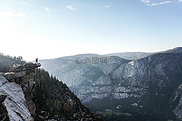 懸崖,石,山