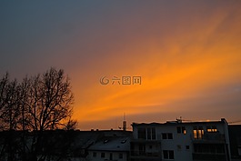 院,教會,尖頂