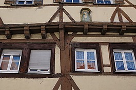 數(shù)量,fachwerkhaus,道路