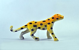 獵豹,走,玩具
