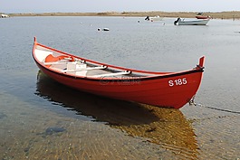小船,春天,水