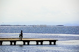 碼頭,地中海,假日