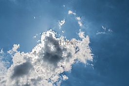 云,藍(lán)色,天空