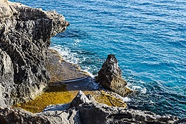 巖質(zhì)海岸,形成,石