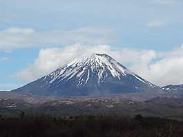 山,火山,景观
