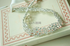 婚礼,配件,发带